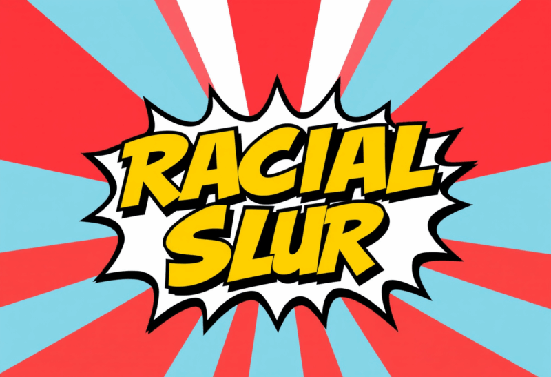 Racial Slur Sticker